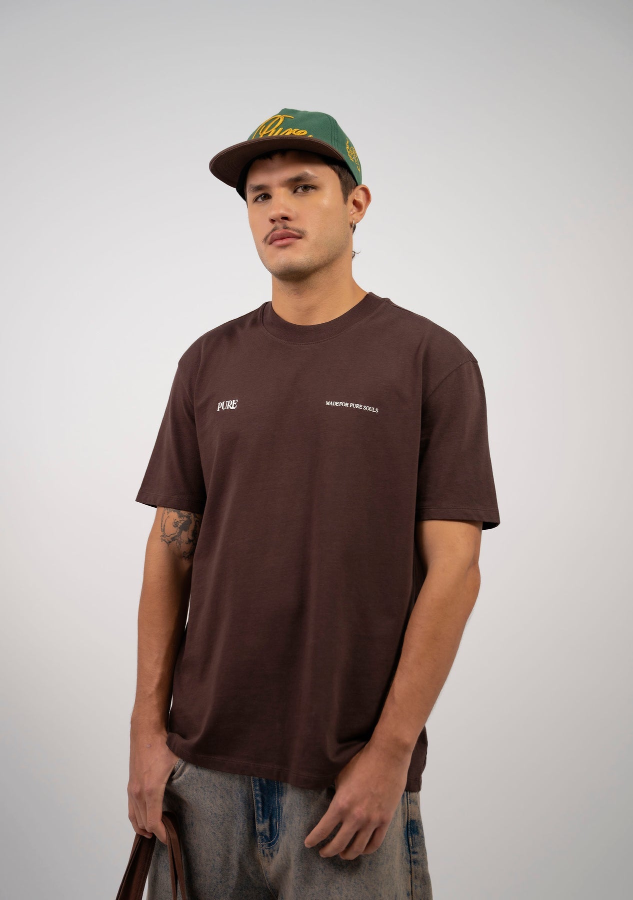Pure Brown Regular T-Shirt PUR22617