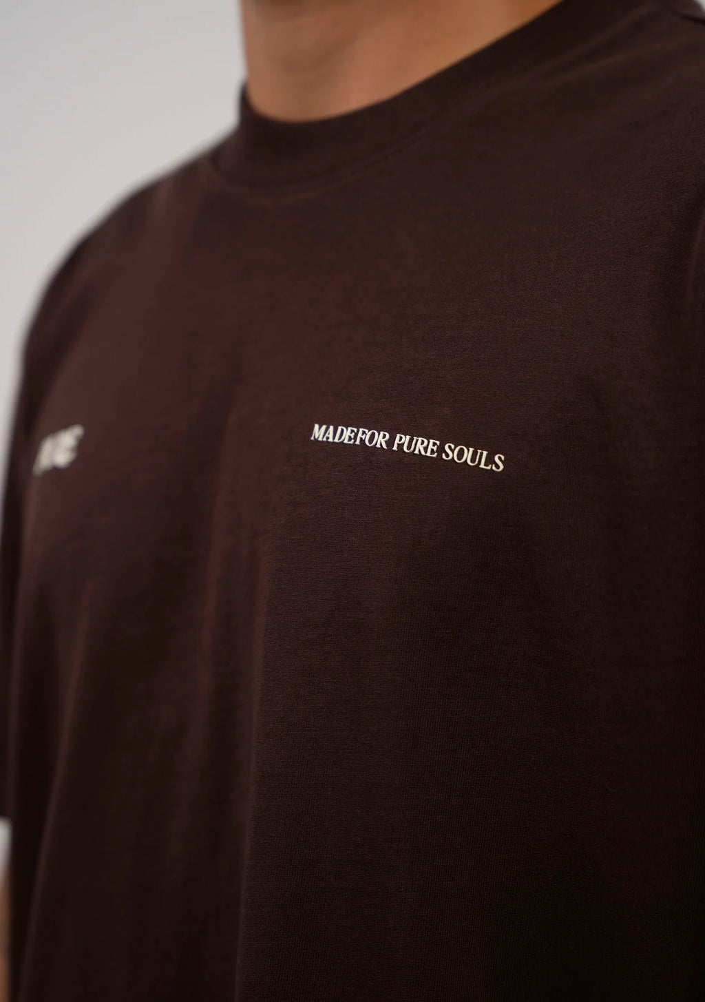 Pure Brown Regular T-Shirt PUR22617