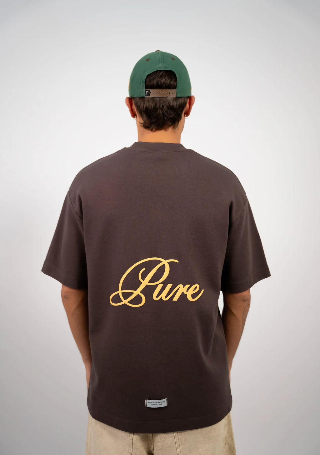 Pure Brown Logo T-Shirt PUR22622