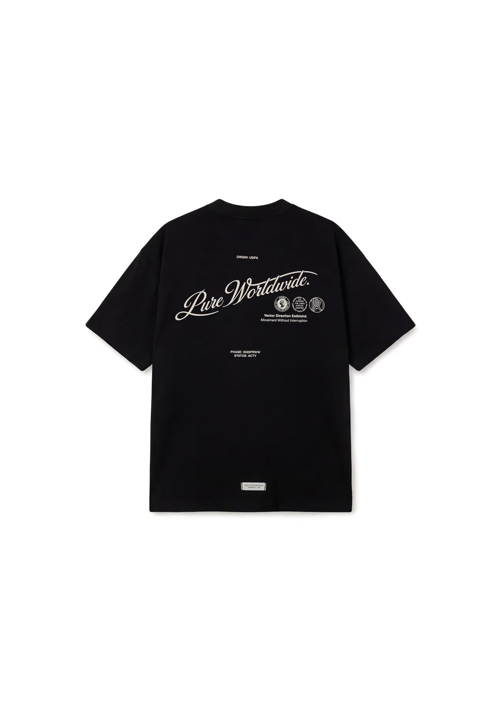 Pure Across The Lines Black Pure Worldwide T-Shirt PUR22947