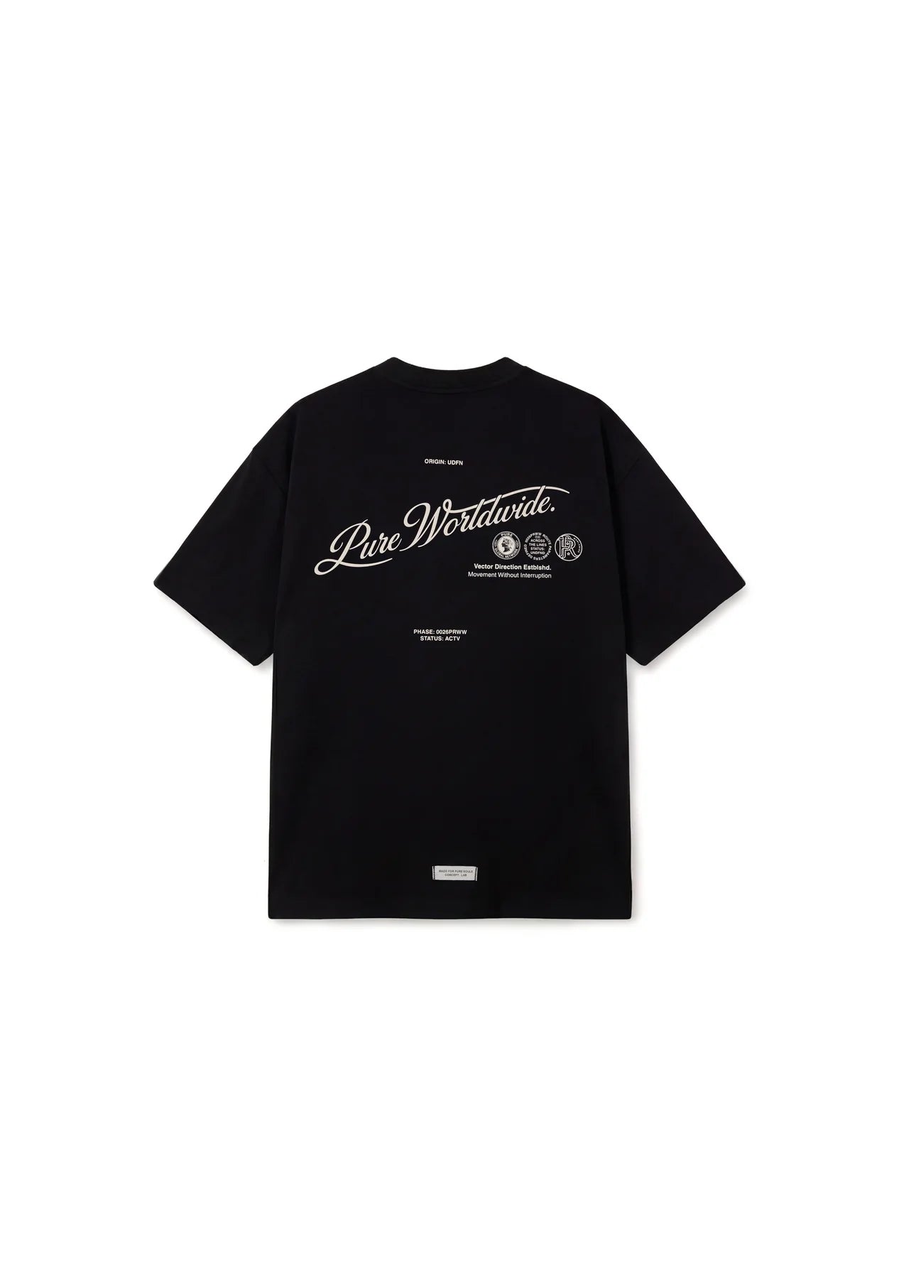 Pure Across The Lines Black Pure Worldwide T-Shirt PUR22947