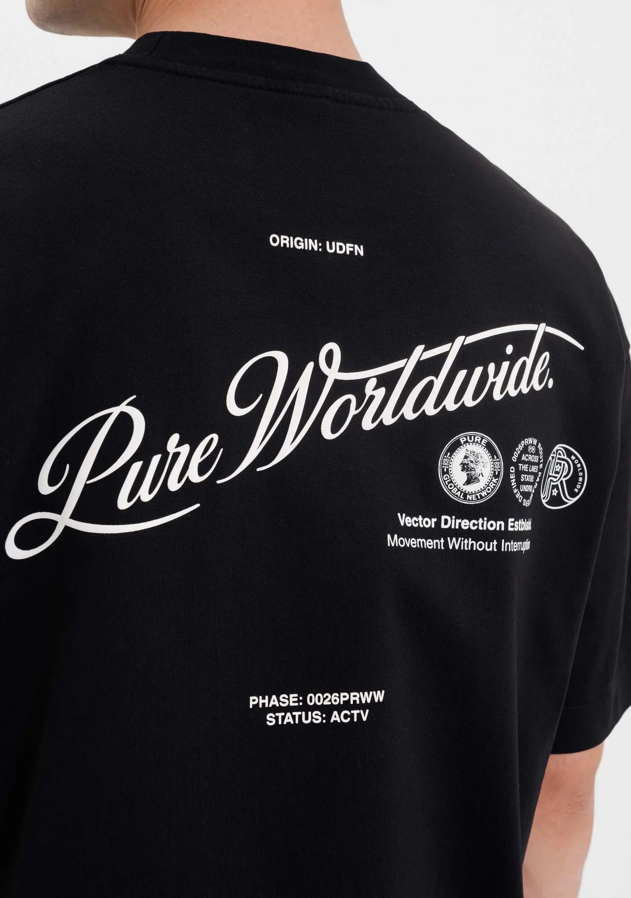 Pure Across The Lines Black Pure Worldwide T-Shirt PUR22947