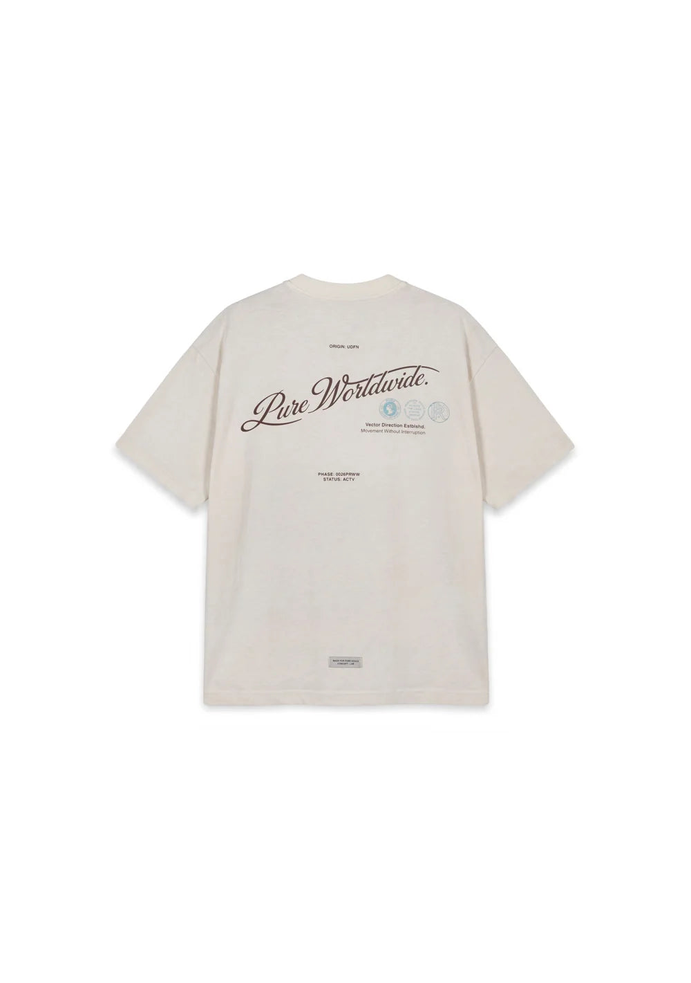 Pure Across The Lines White Pure Worldwide T-Shirt PUR22948