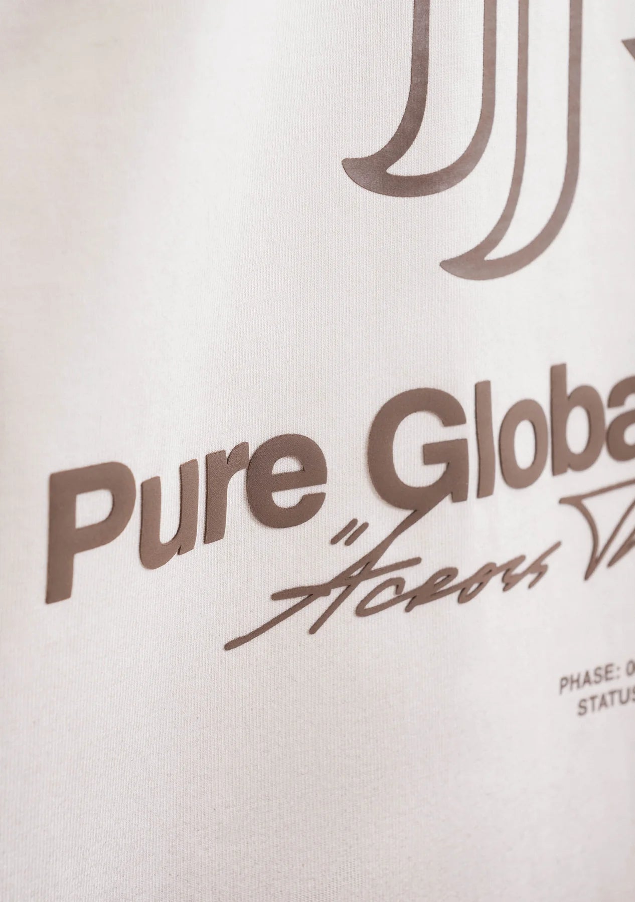 Pure Across The Lines Brown Washed T-Shirt PUR22949