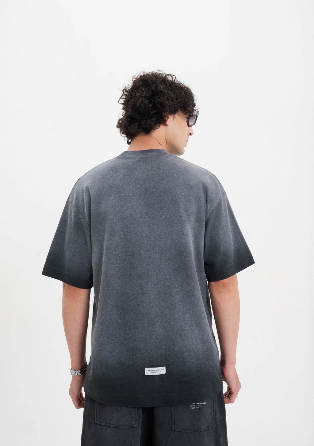 Pure Across The Lines Washed Black Key T-Shirt PUR22950