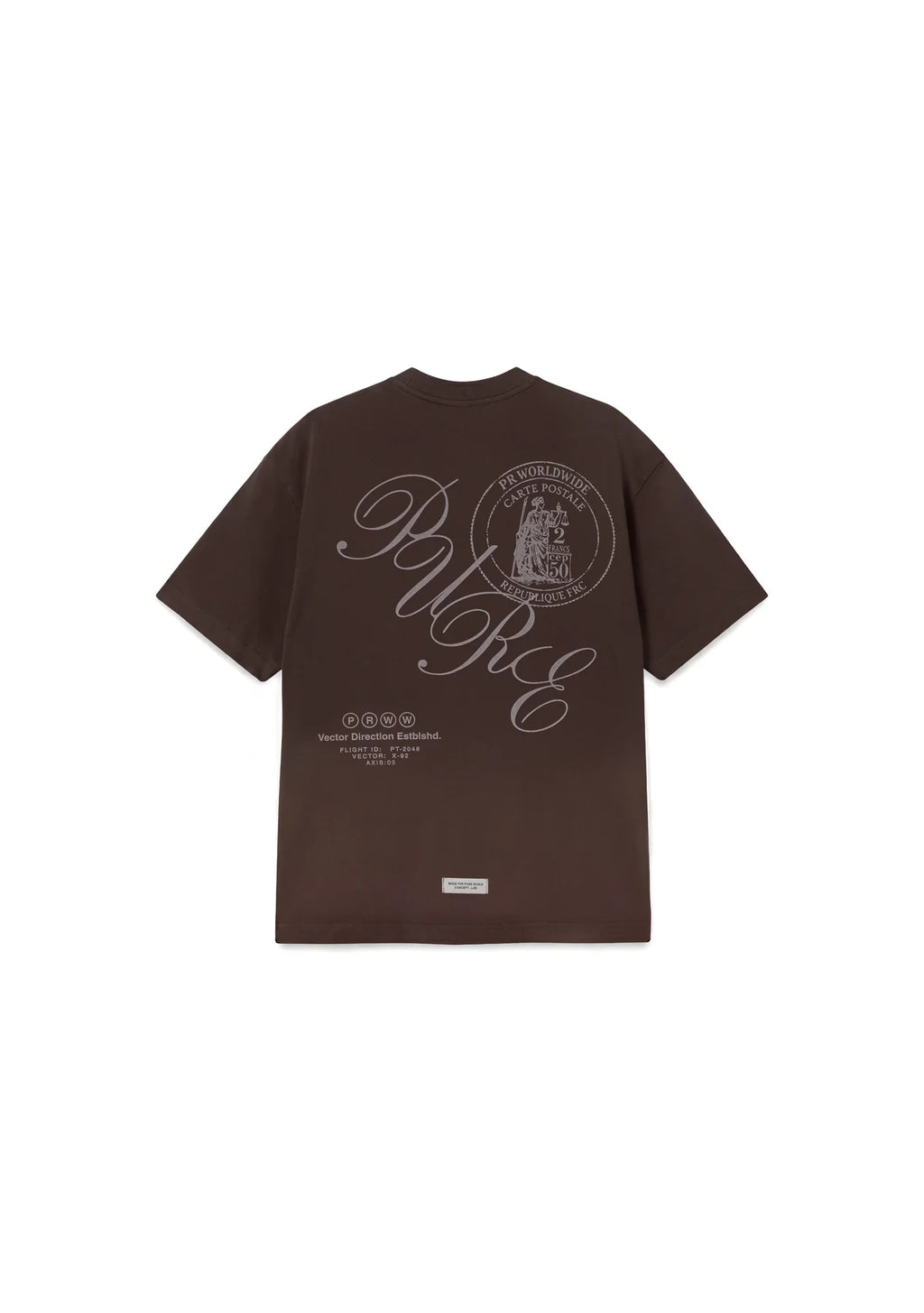 Pure Across The Lines Coffe T-Shirt PUR22951
