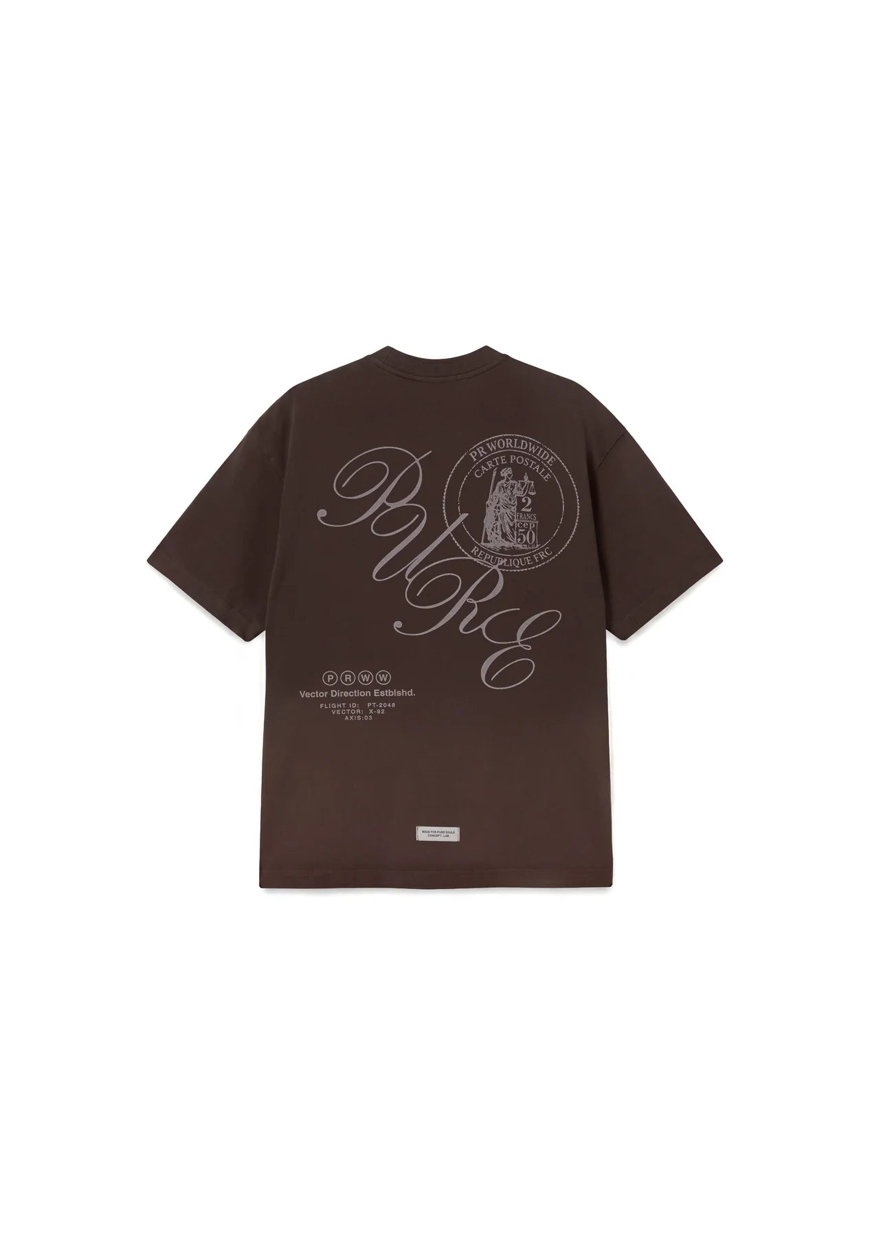 Pure Across The Lines Coffe T-Shirt PUR22951