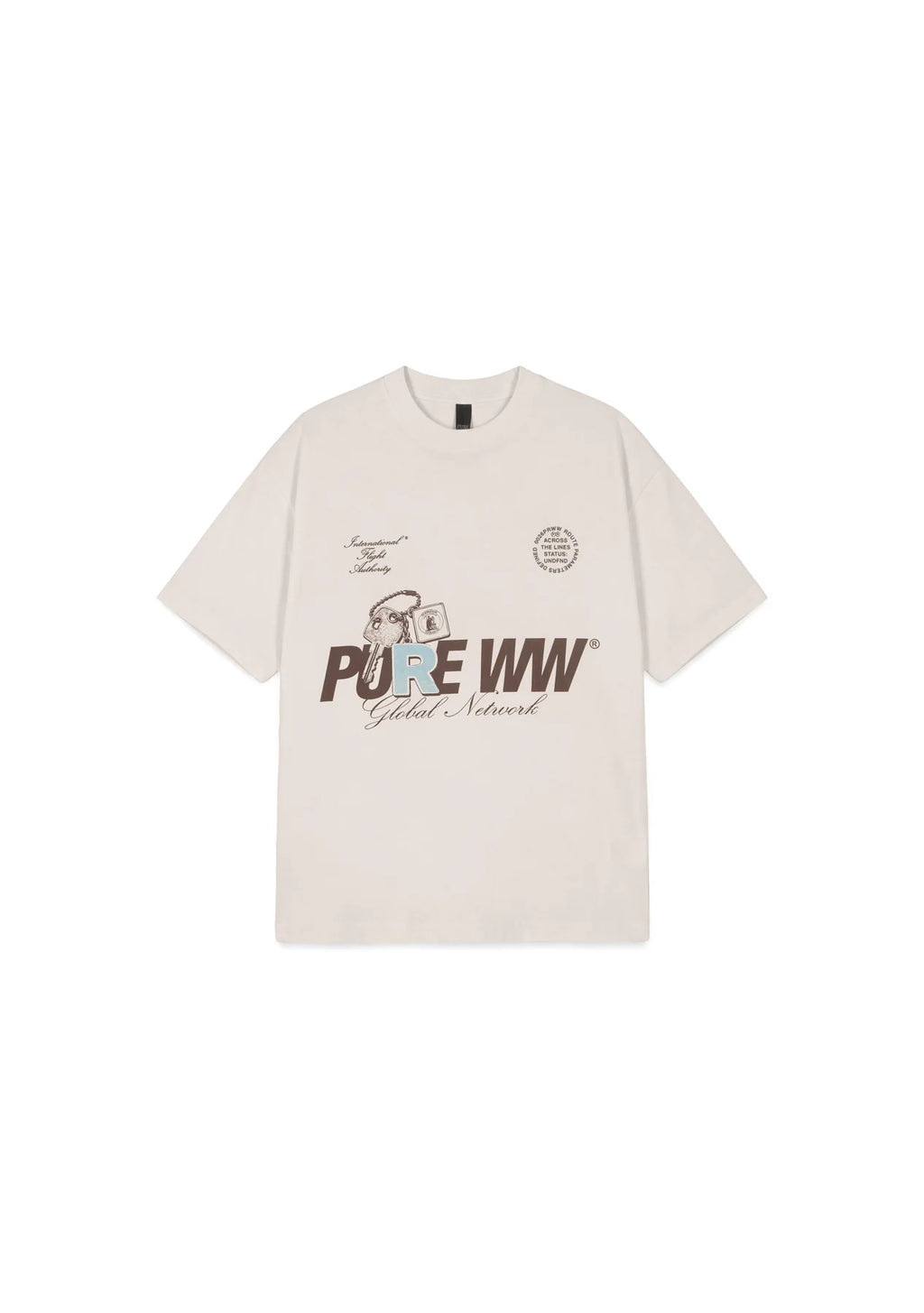Pure Across The Lines White Key T-Shirt PUR22953