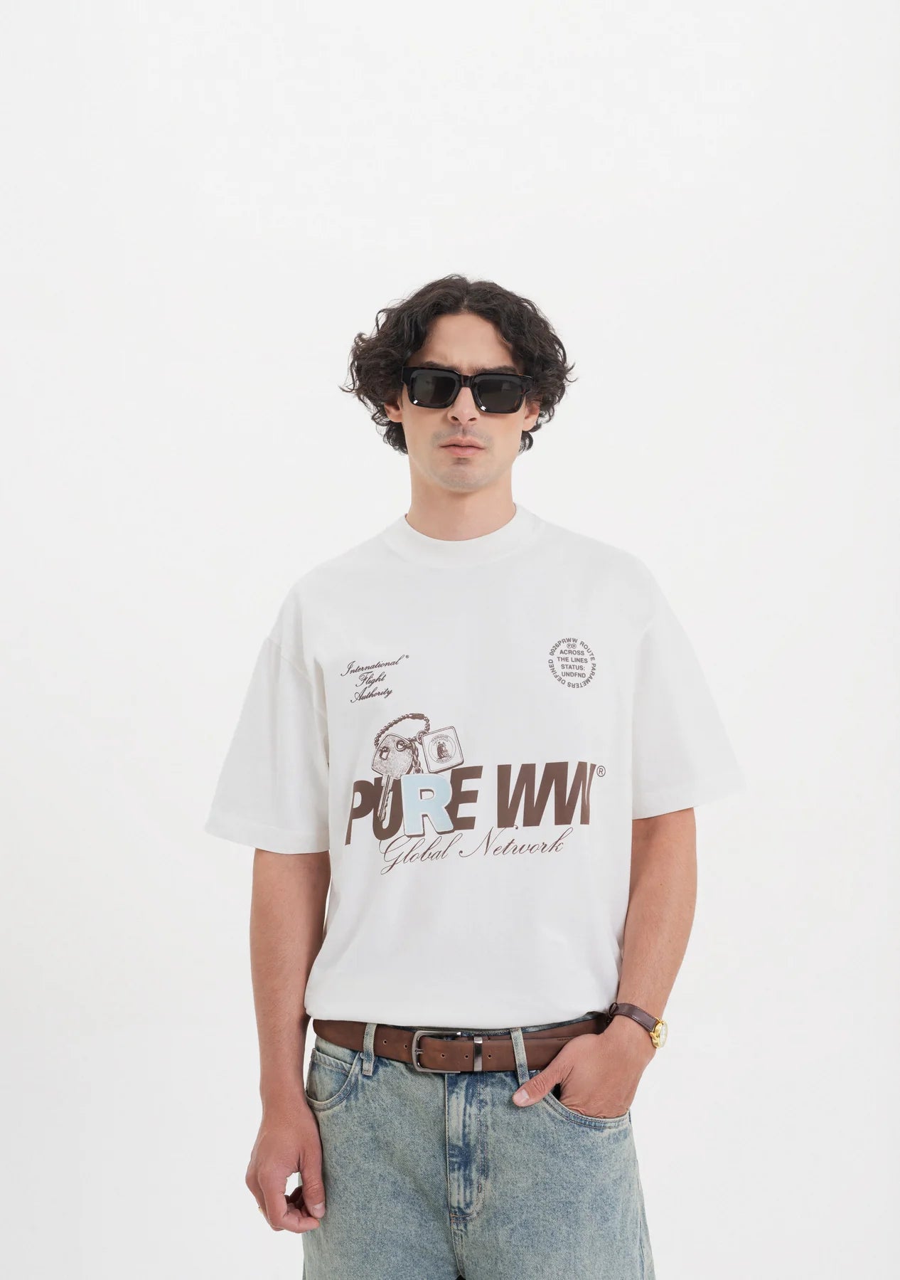 Pure Across The Lines White Key T-Shirt PUR22953