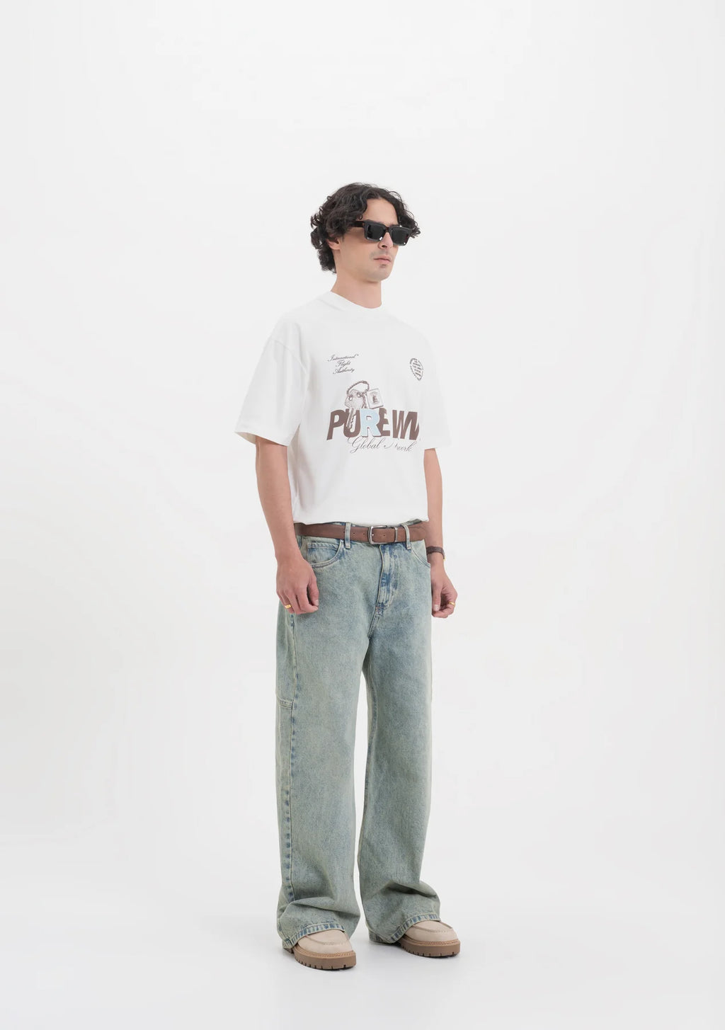 Pure Across The Lines White Key T-Shirt PUR22953