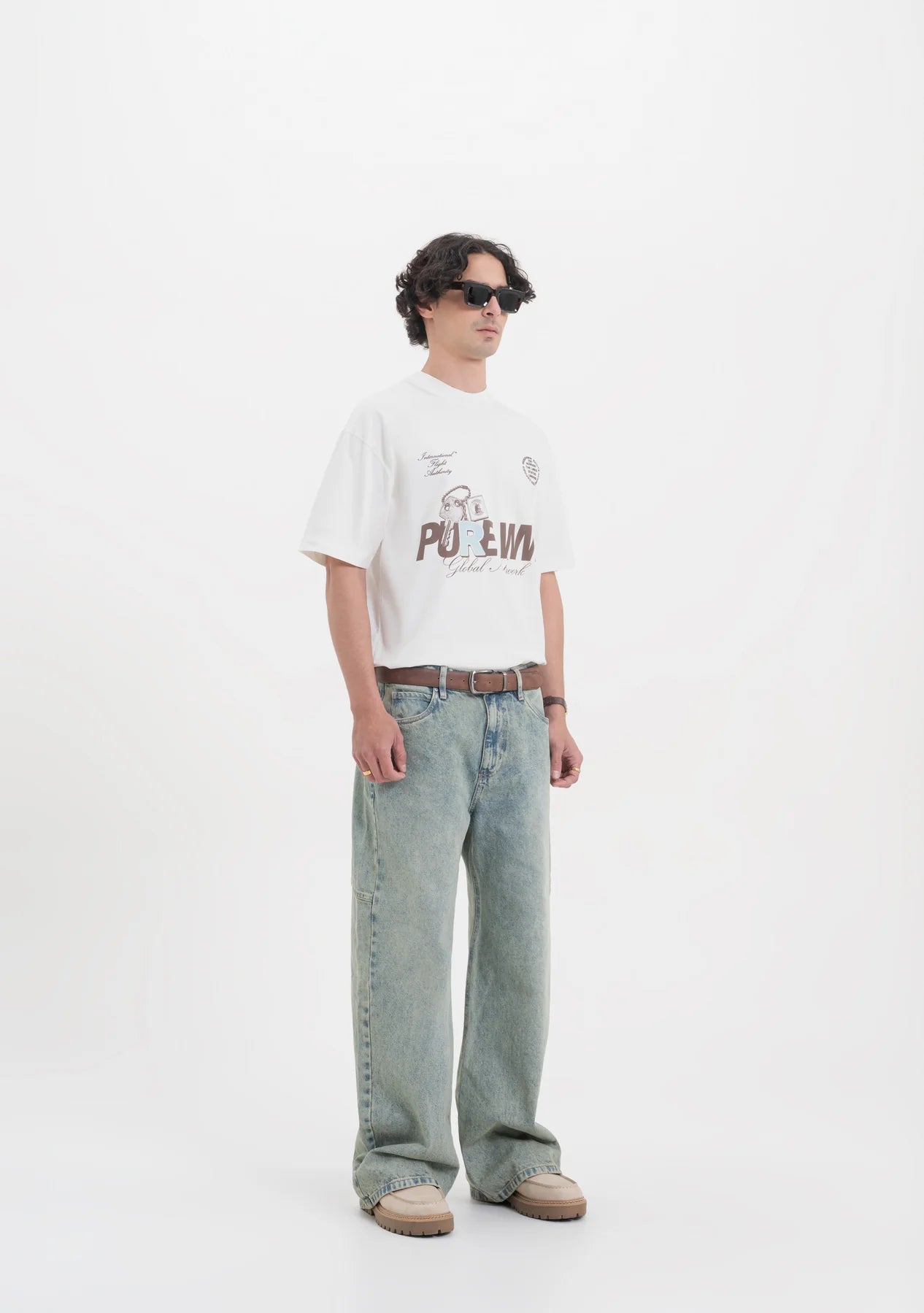 Pure Across The Lines White Key T-Shirt PUR22953