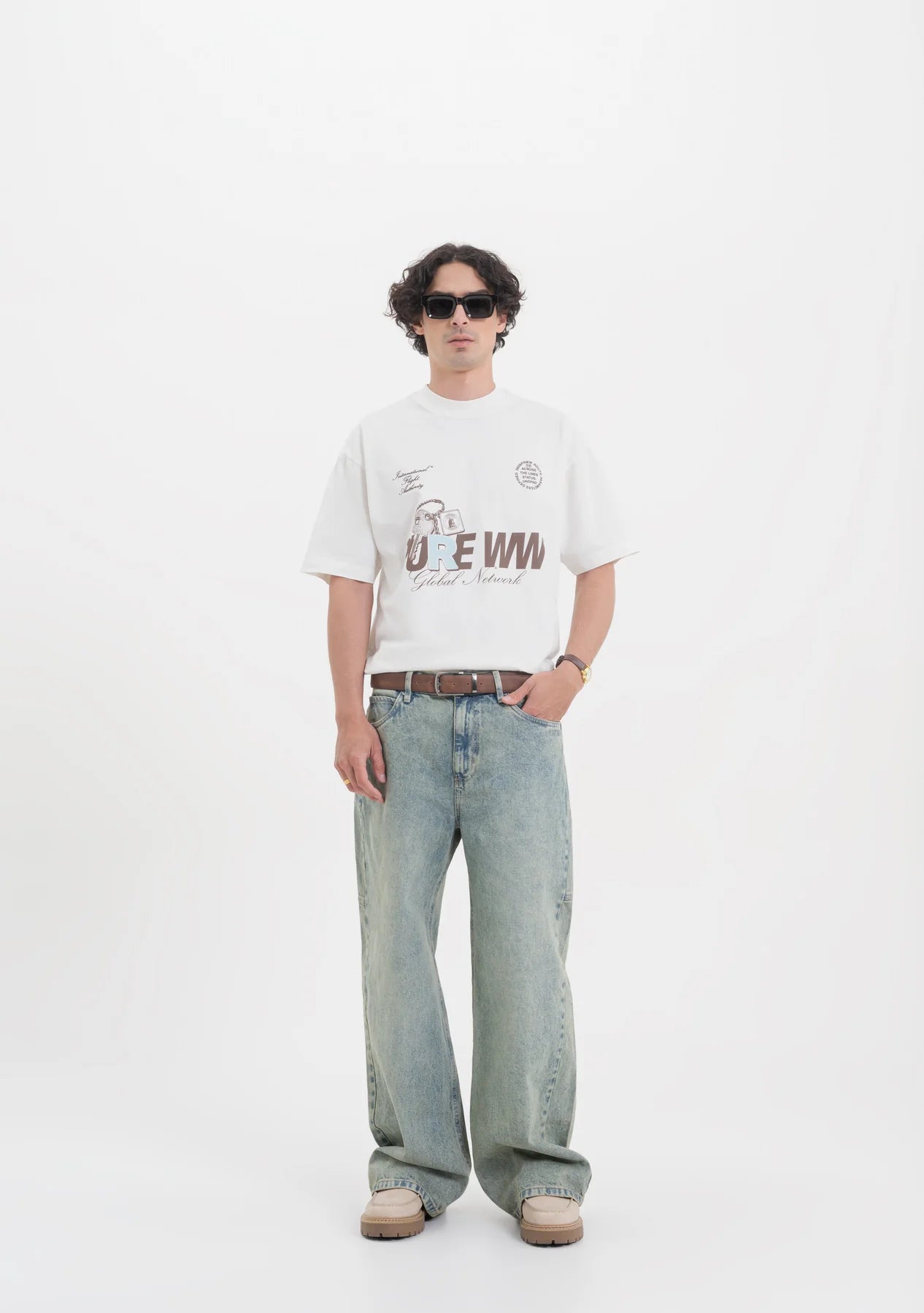 Pure Across The Lines White Key T-Shirt PUR22953