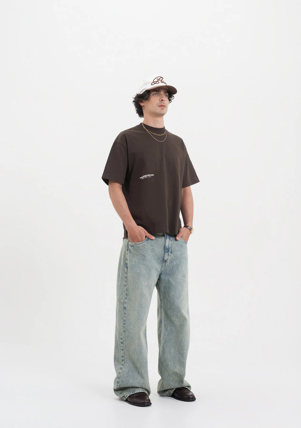 Pure Across The Lines Brown T-Shirt PUR22964