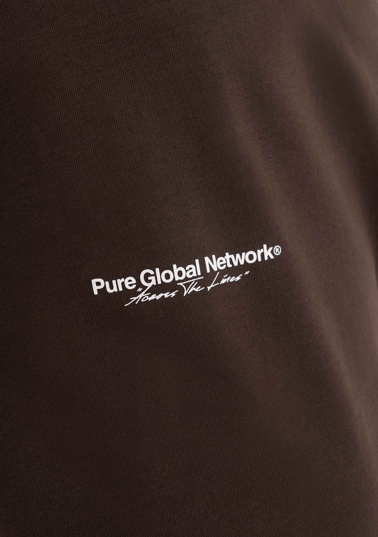 Pure Across The Lines Brown T-Shirt PUR22964