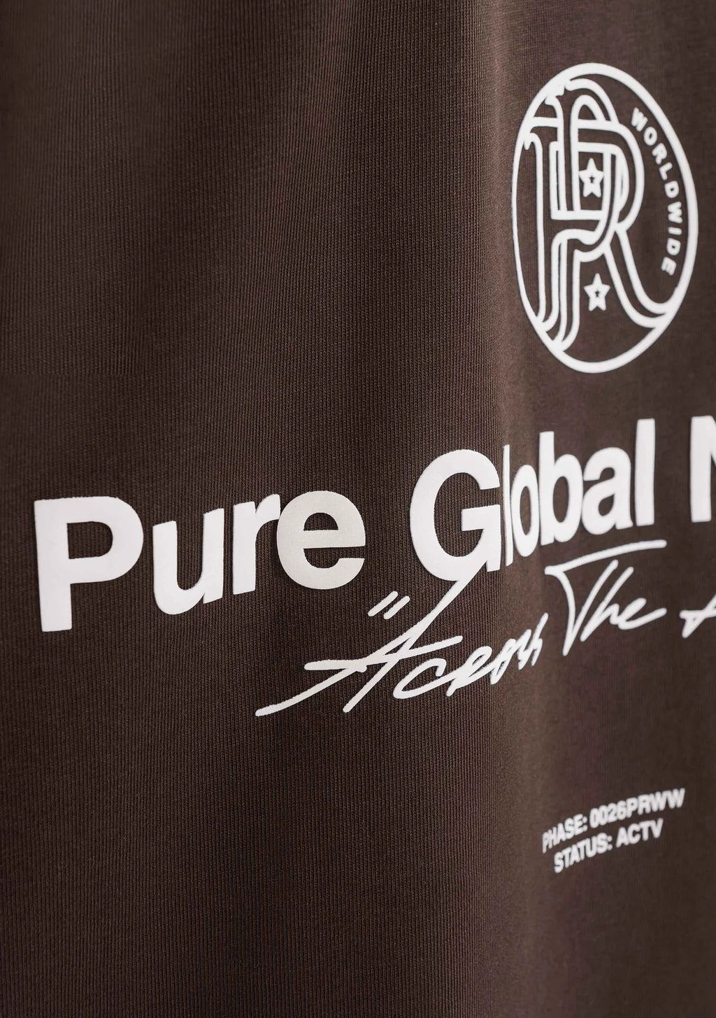 Pure Across The Lines Brown T-Shirt PUR22964