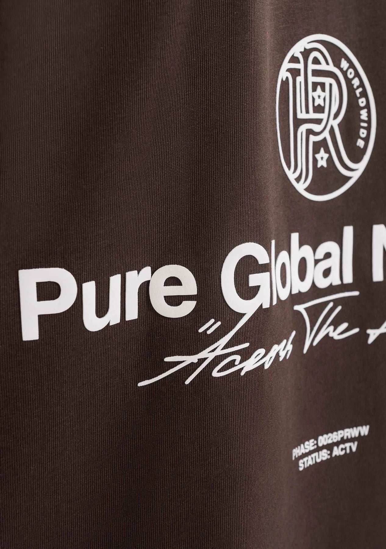 Pure Across The Lines Brown T-Shirt PUR22964