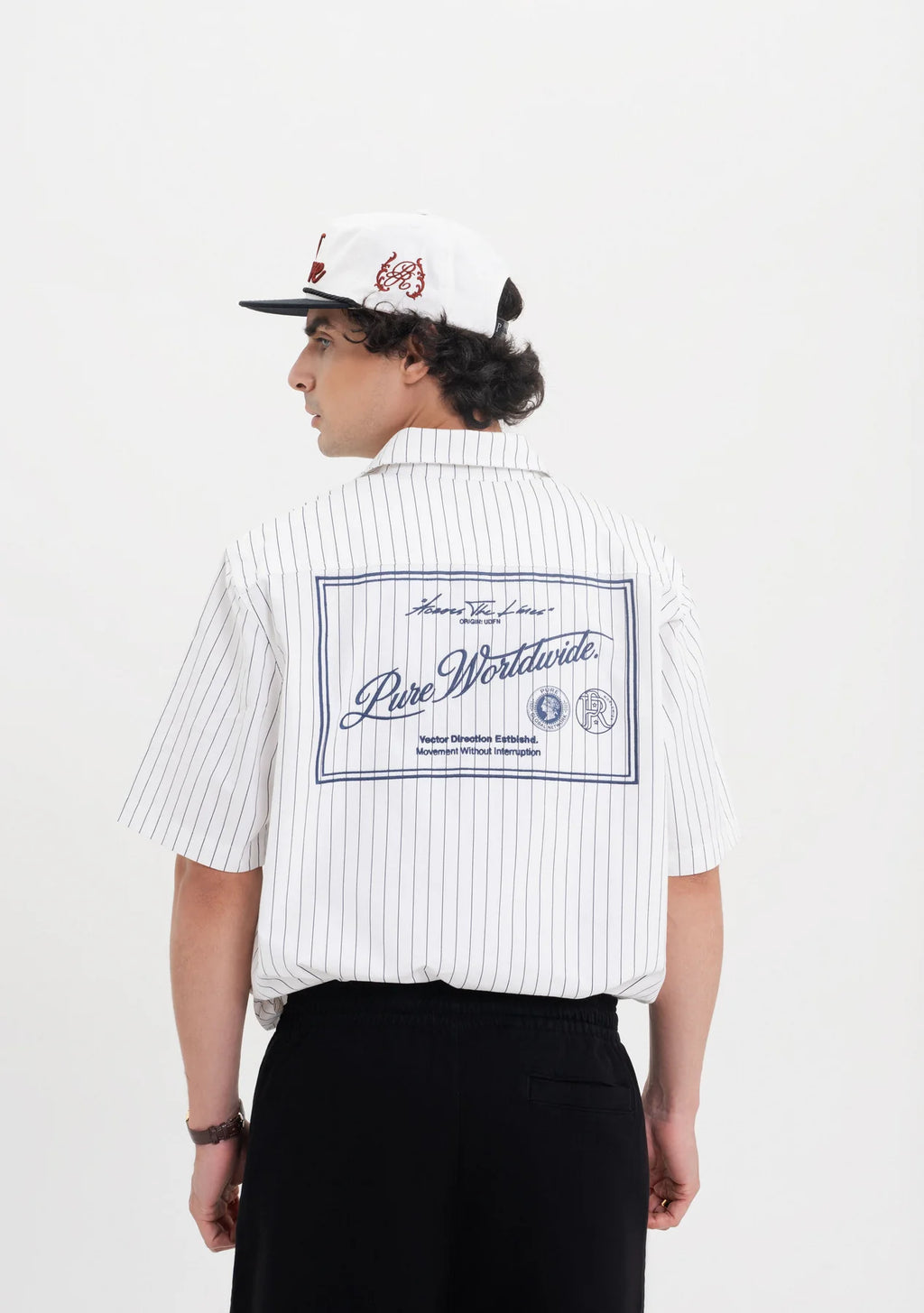 Pure Across The Lines Button Shirt PUR22974