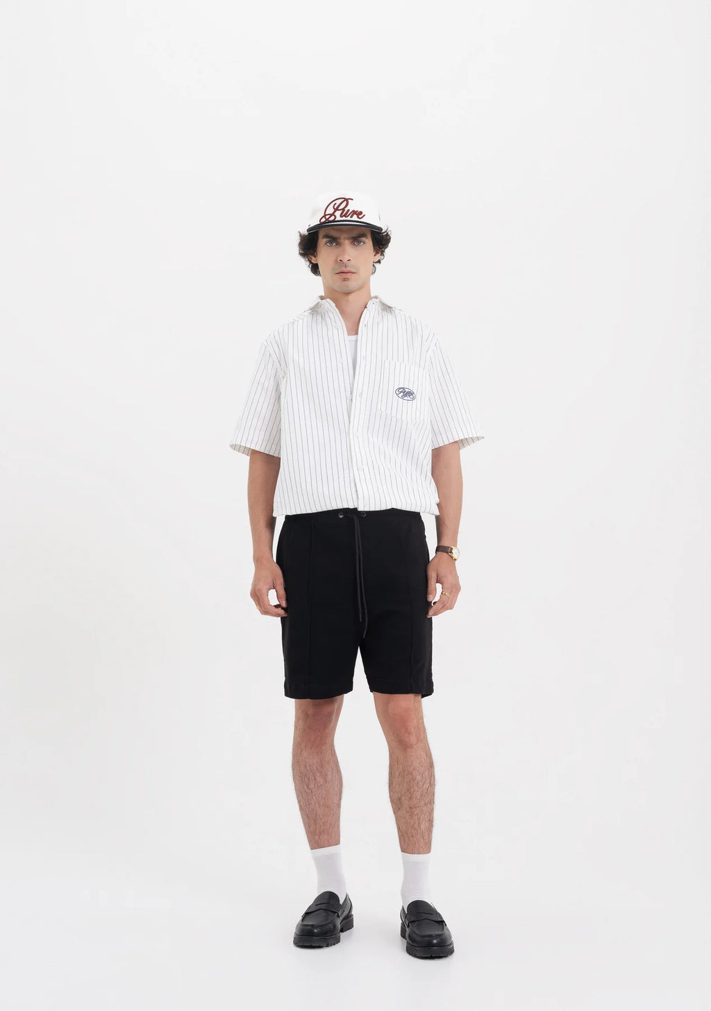 Pure Across The Lines Button Shirt PUR22974