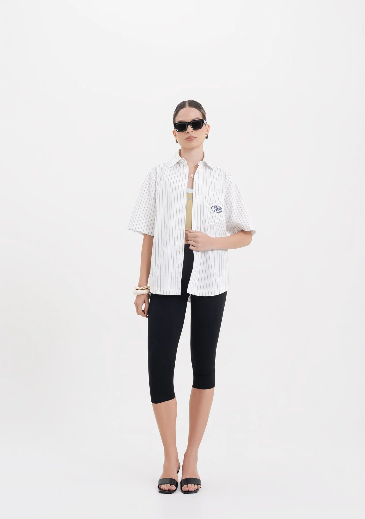 Pure Across The Lines Button Shirt PUR22974