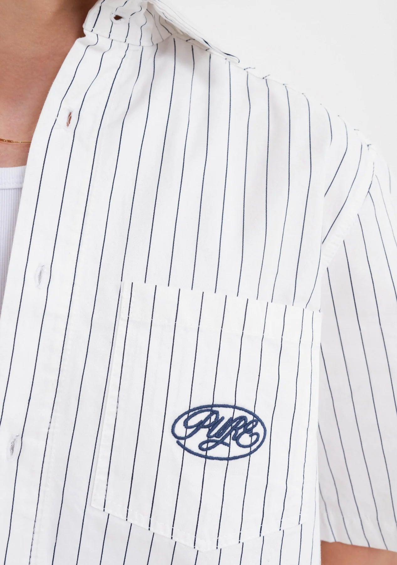 Pure Across The Lines Button Shirt PUR22974