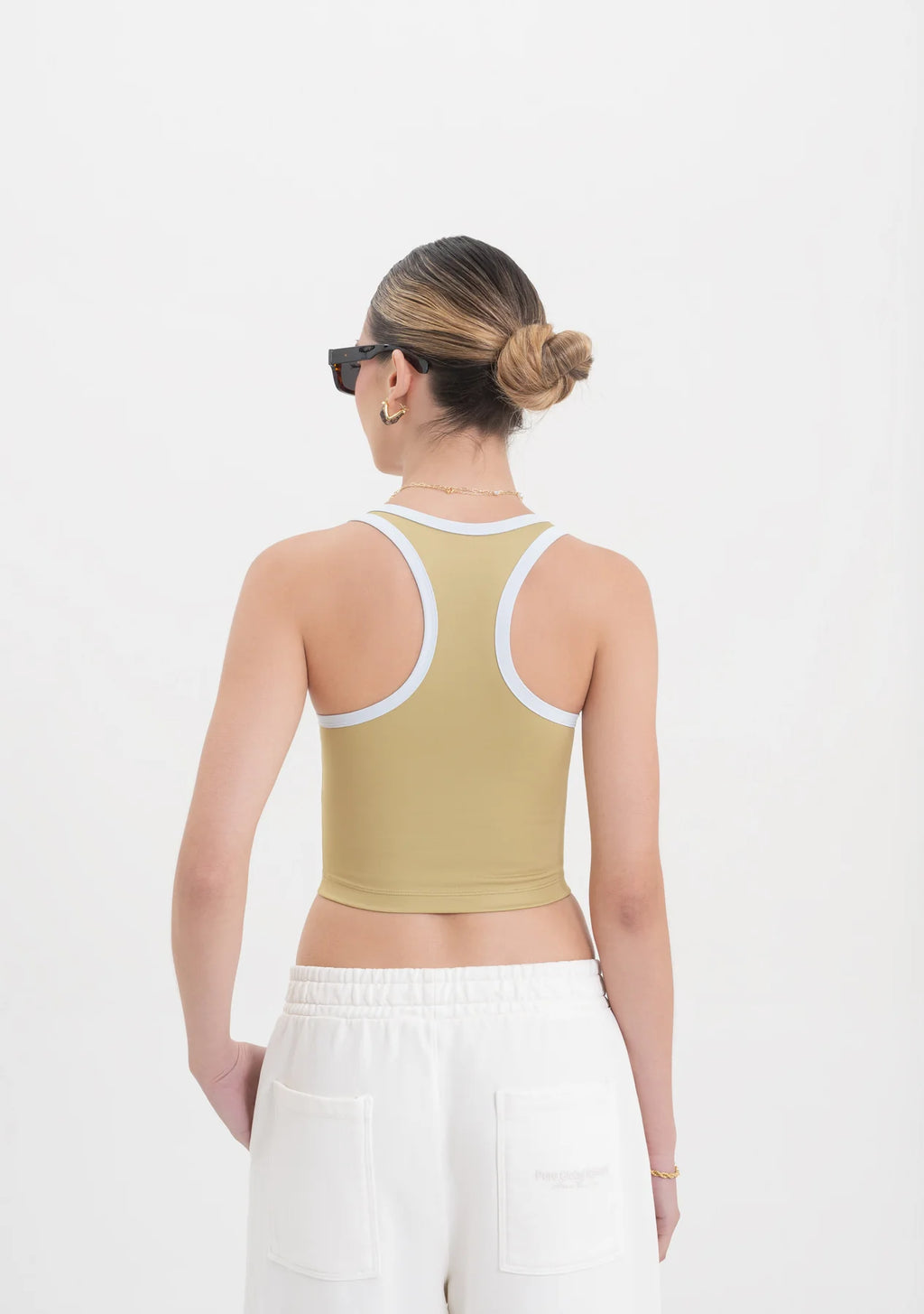 Pure Across The Lines Green Tank Top PUR22977