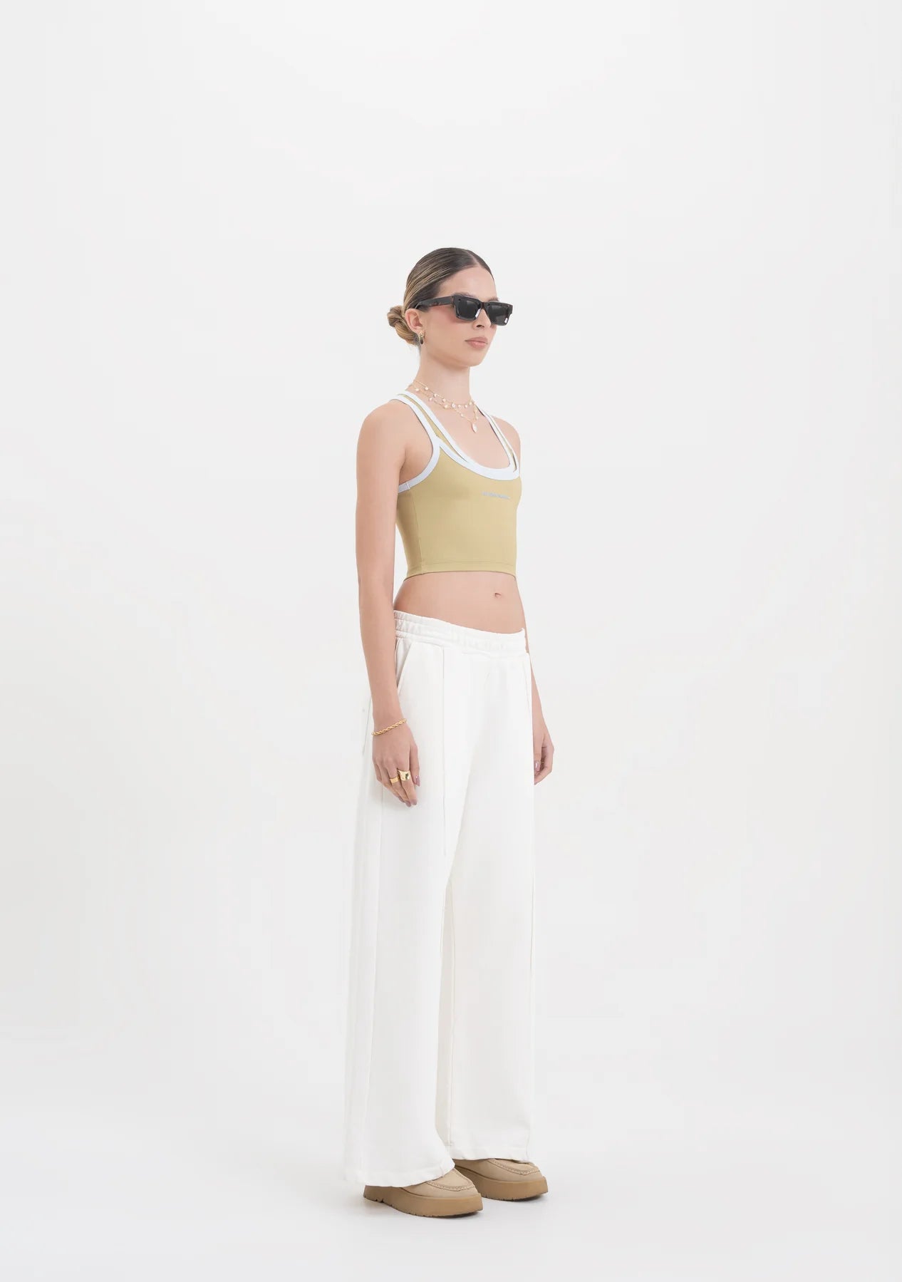 Pure Across The Lines Green Tank Top PUR22977