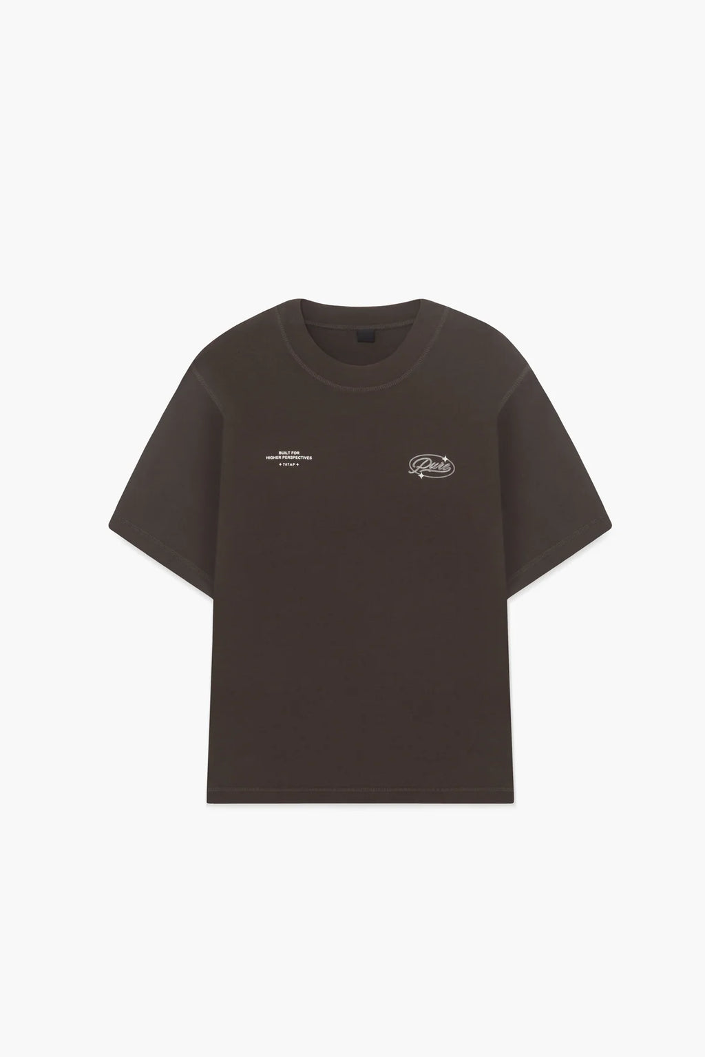 Pure Ready To Take Off Washed Brown T-Shirt PUR23487