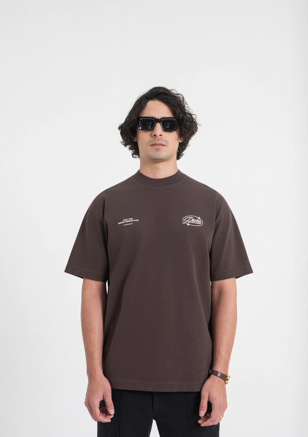 Pure Ready To Take Off Washed Brown T-Shirt PUR23487