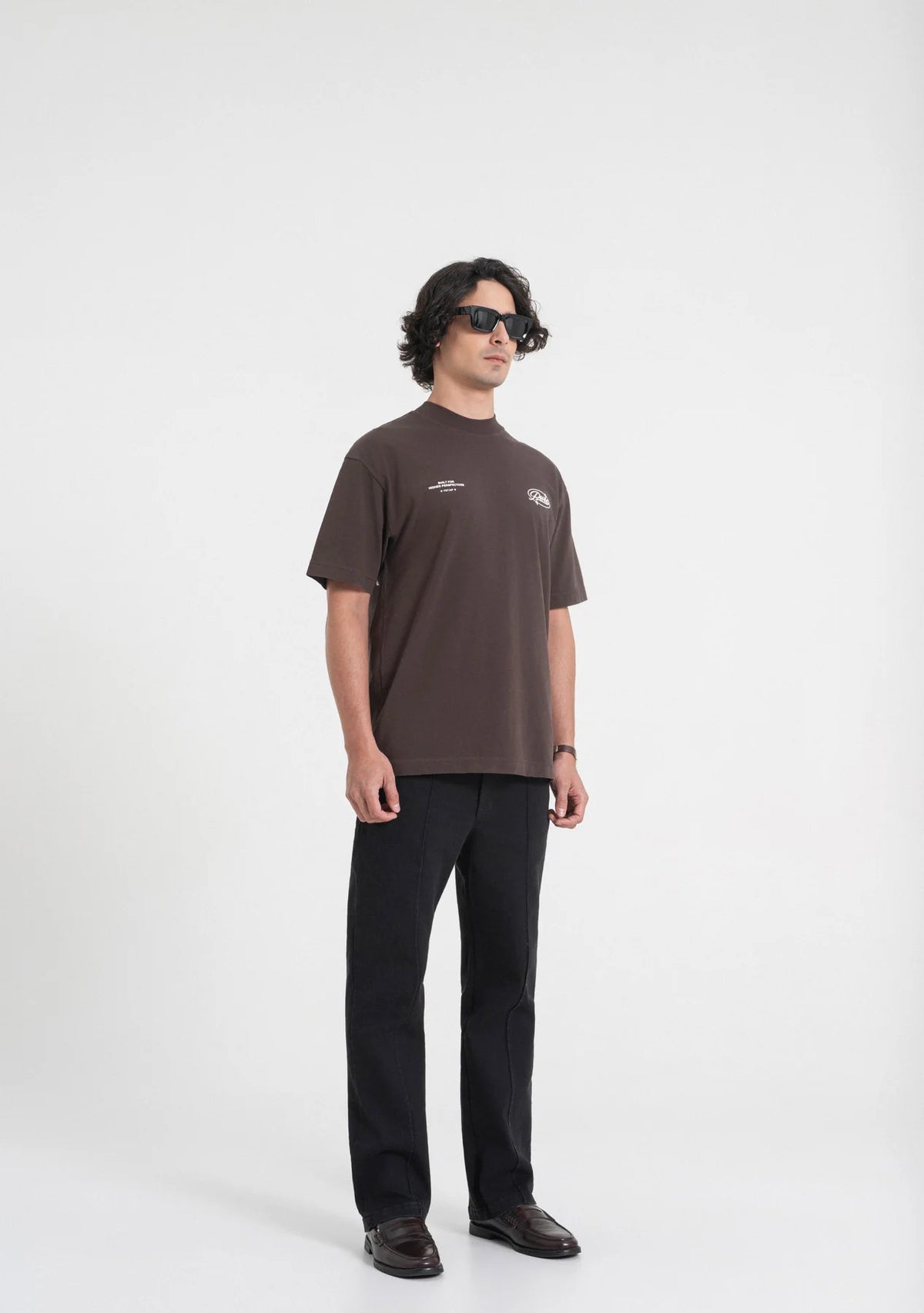 Pure Ready To Take Off Washed Brown T-Shirt PUR23487