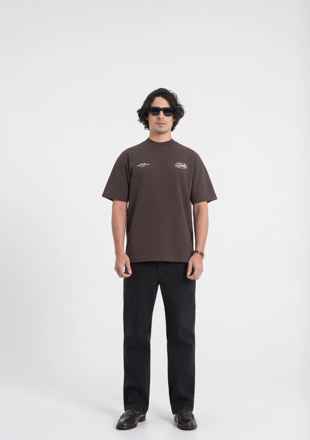 Pure Ready To Take Off Washed Brown T-Shirt PUR23487