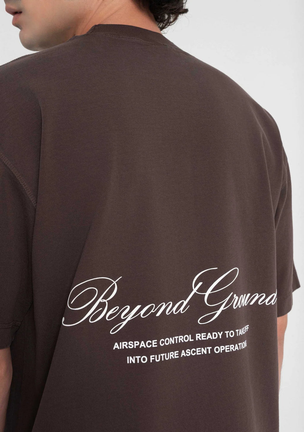 Pure Ready To Take Off Washed Brown T-Shirt PUR23487
