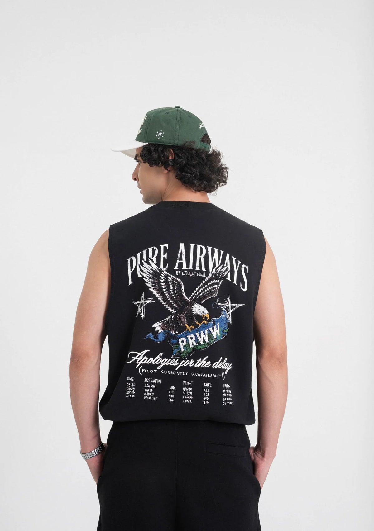Pure Ready To Take Off Black Tank Top PUR23507
