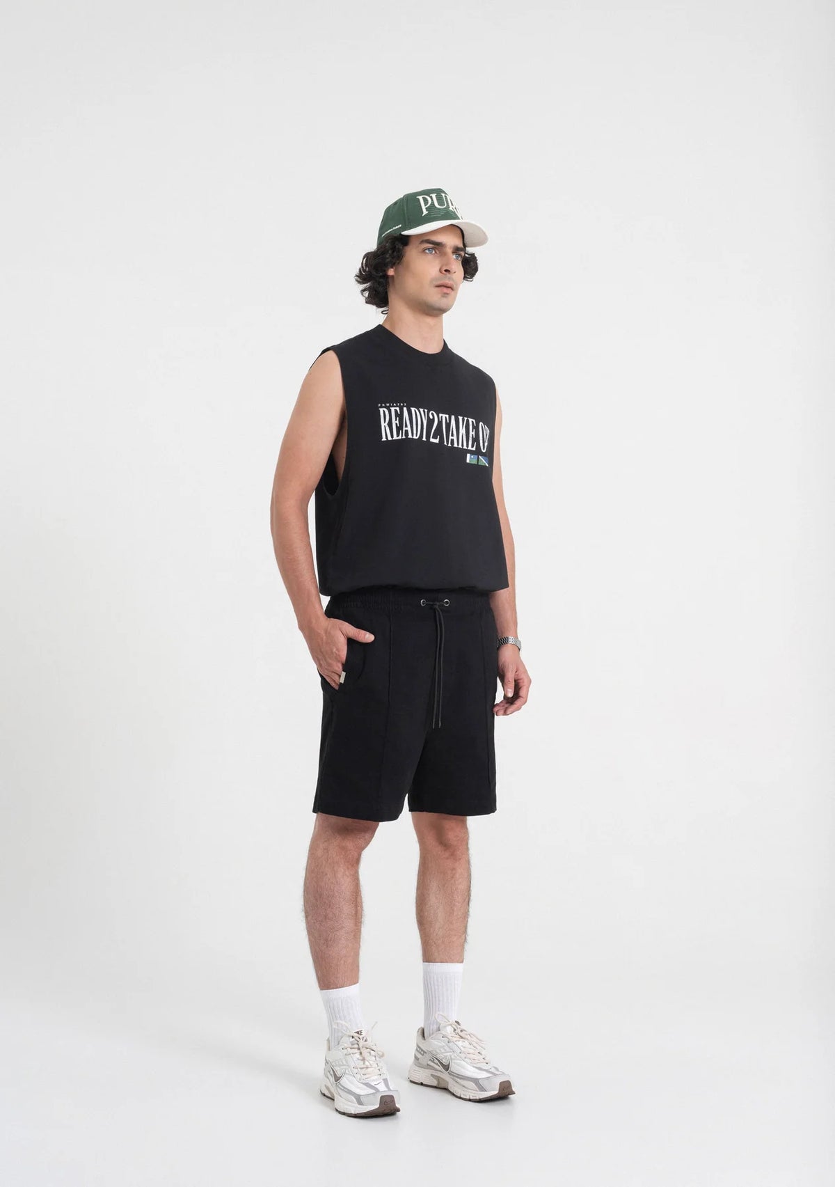 Pure Ready To Take Off Black Tank Top PUR23507