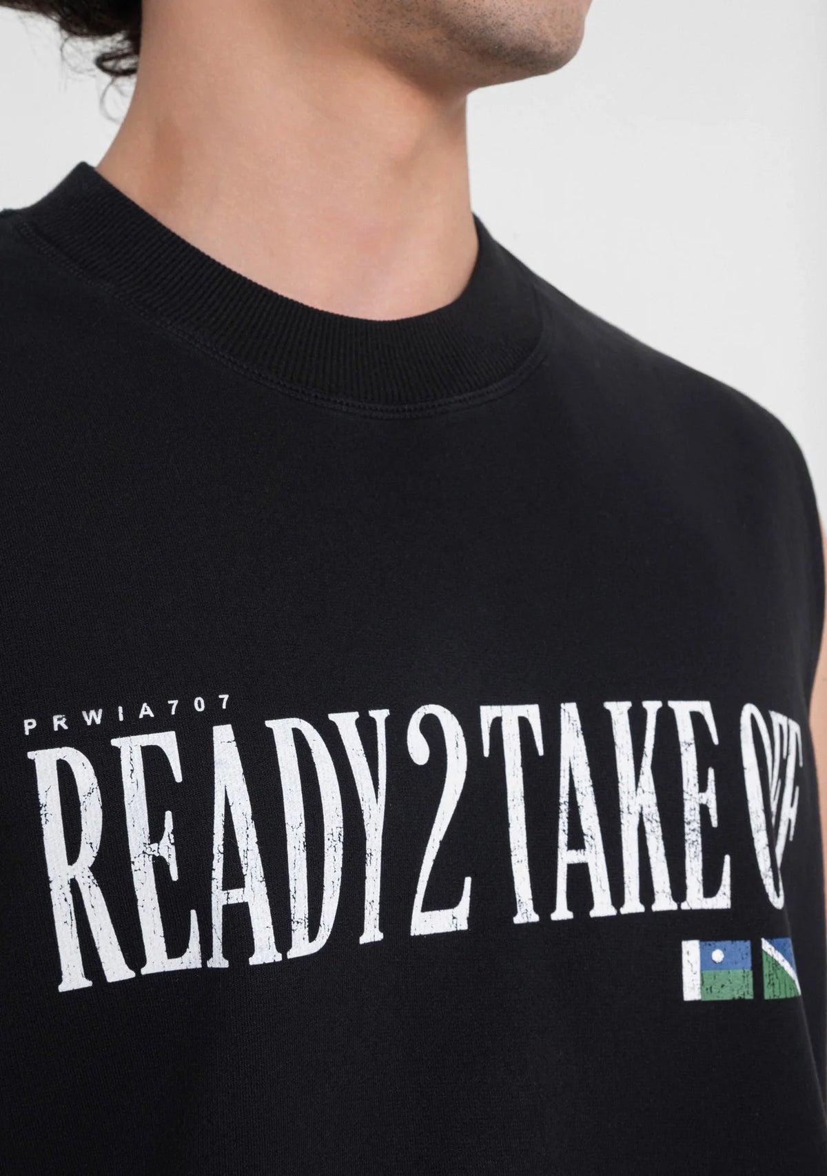 Pure Ready To Take Off Black Tank Top PUR23507