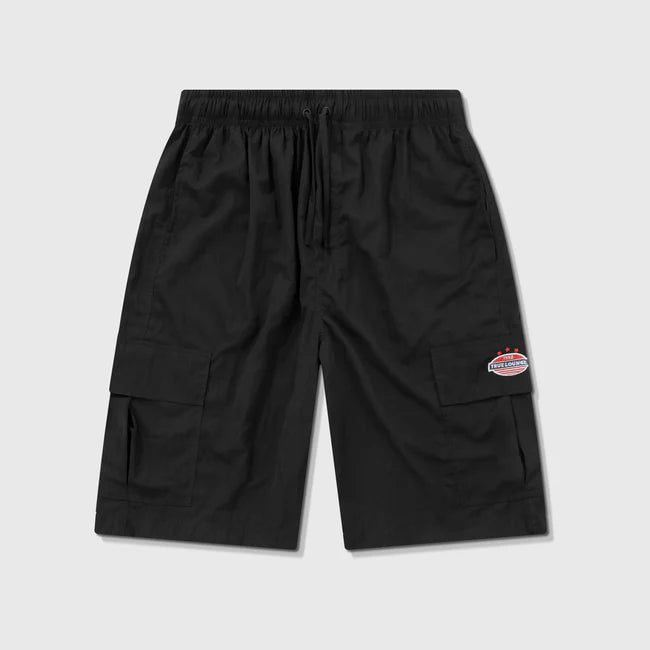 True Parachute Bermuda Shorts - Black