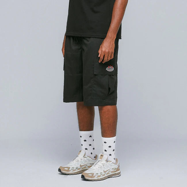 True Parachute Bermuda Shorts - Black