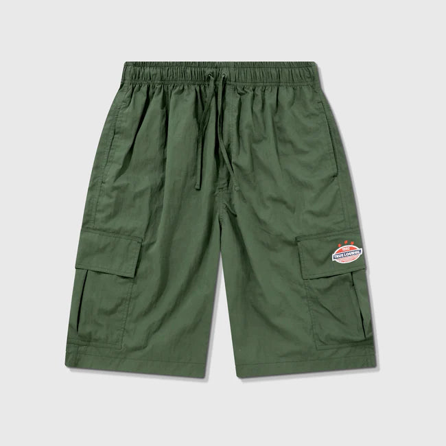 True Parachute Bermuda Shorts - Military Green