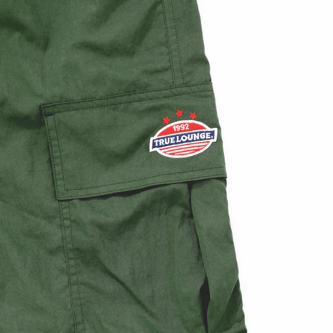 True Parachute Bermuda Shorts - Military Green