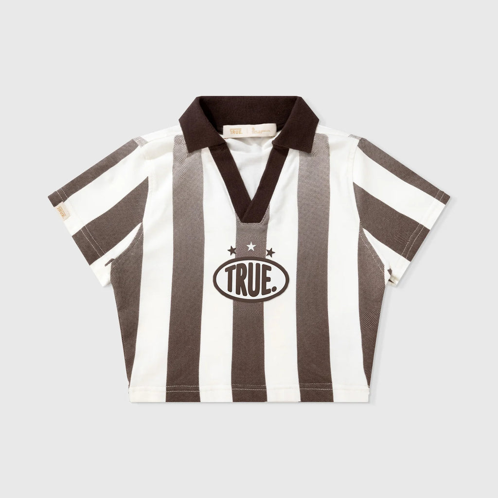 True paraíso soccer slim tee - brown