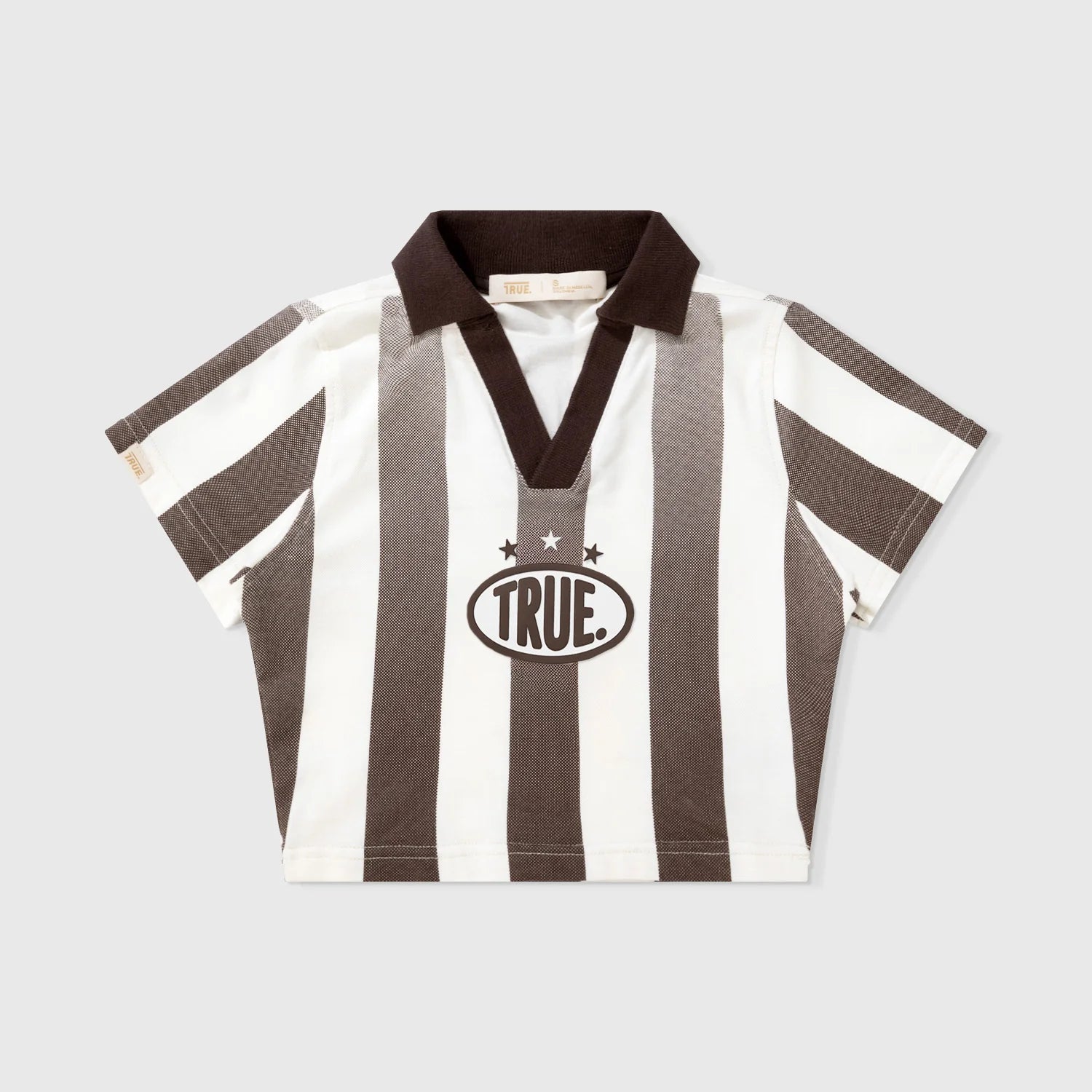 True paraíso soccer slim tee - brown