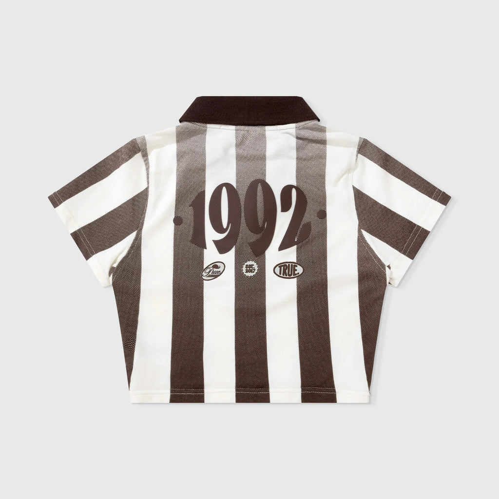 True paraíso soccer slim tee - brown