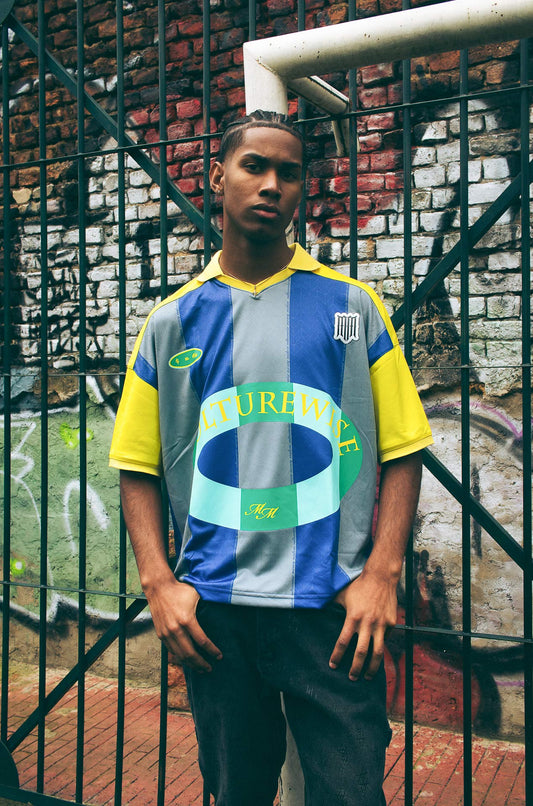 Money makers polo football azul amarillo