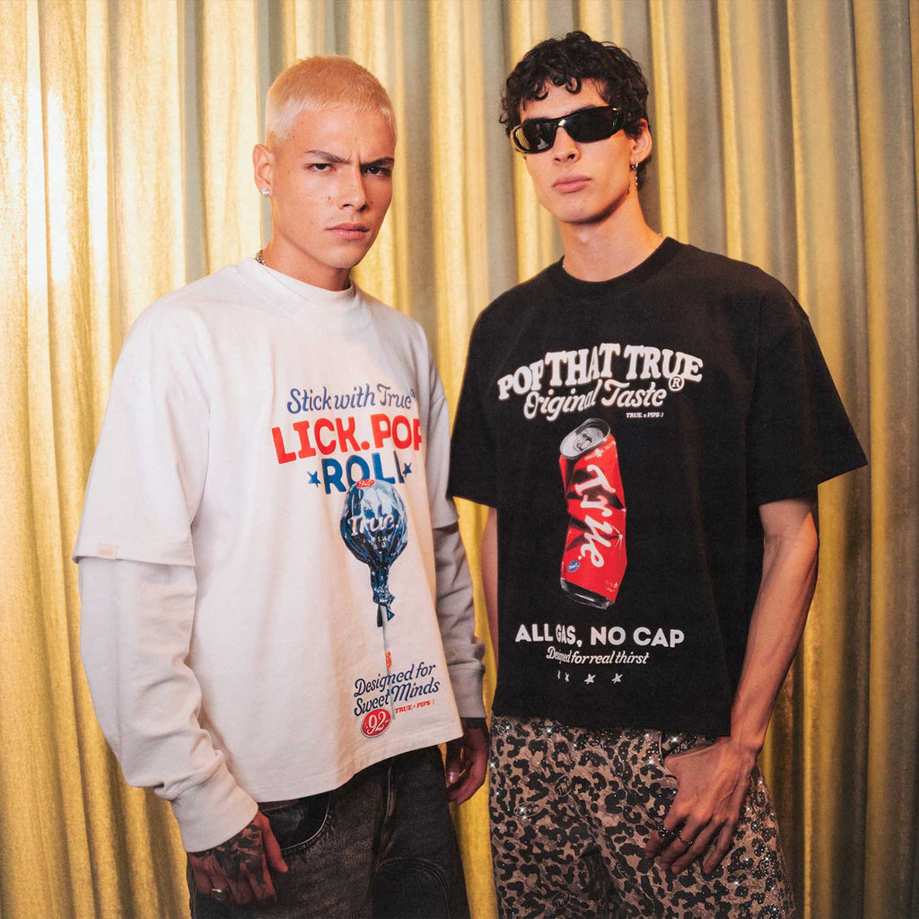 True Pop Taste Boxy Tee - Black