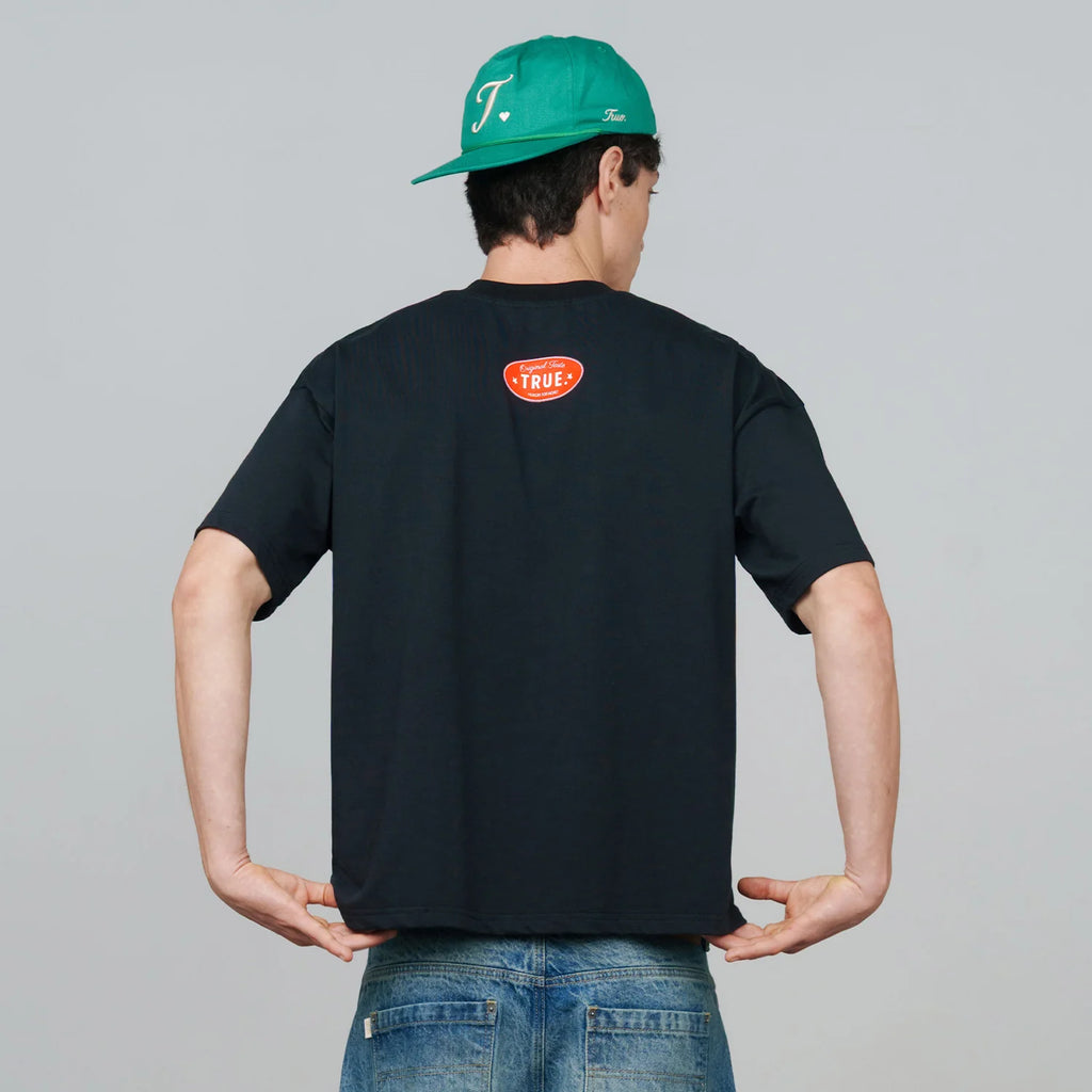 True Pop Taste Boxy Tee - Black
