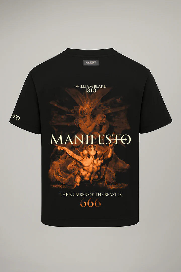Manifesto Camiseta Regular Fit el Número de la Bestia