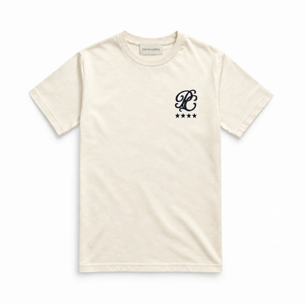 Palms Capra Stars Ivory T-Shirt