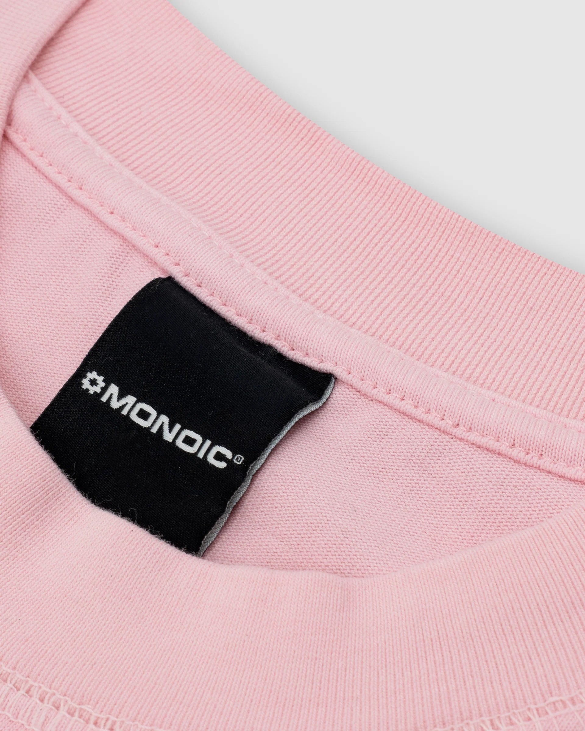 Monoic Camiseta Oversized Básica V3 - Rosado Pastel