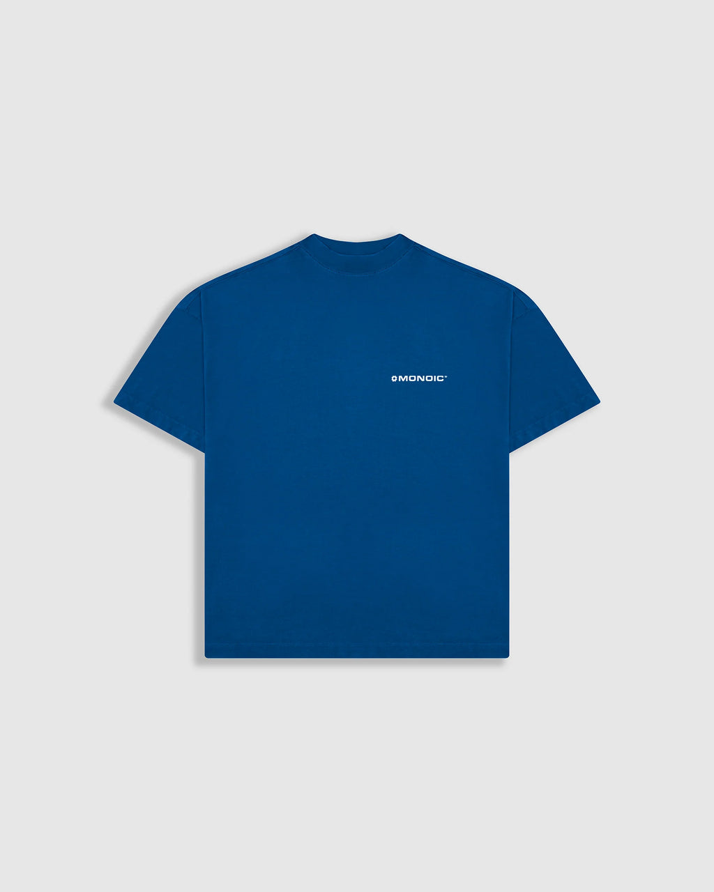 Monoic Camiseta Boxy Fit Básica V4 - Azul Cobalto