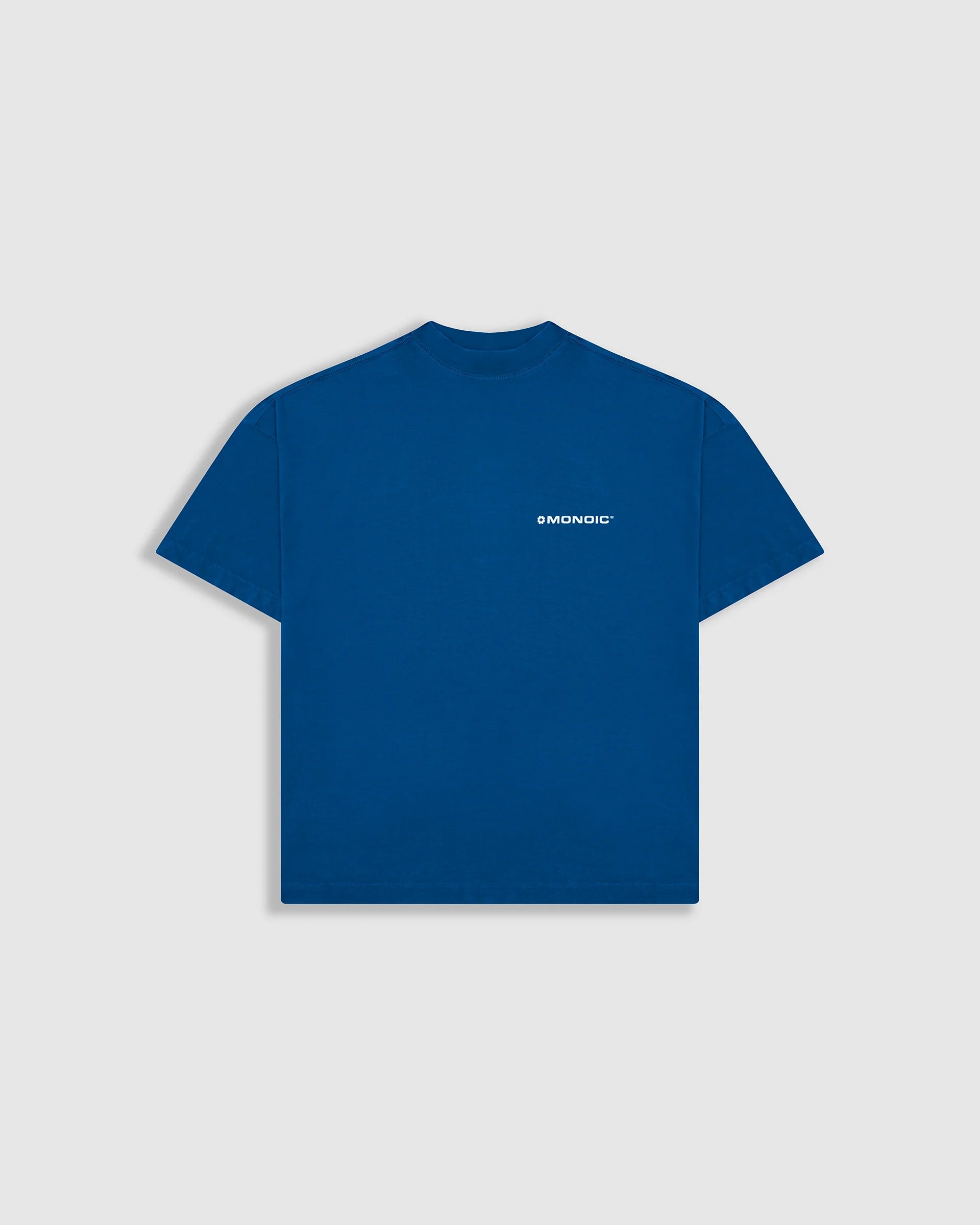 Monoic Camiseta Boxy Fit Básica V4 - Azul Cobalto