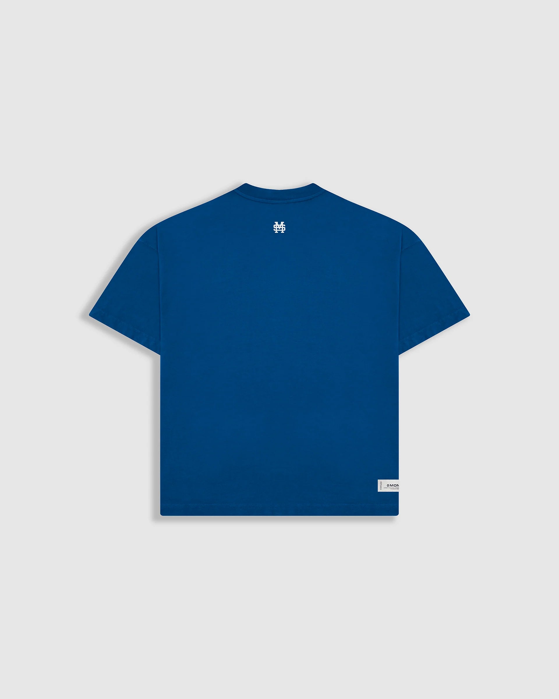 Monoic Camiseta Boxy Fit Básica V4 - Azul Cobalto